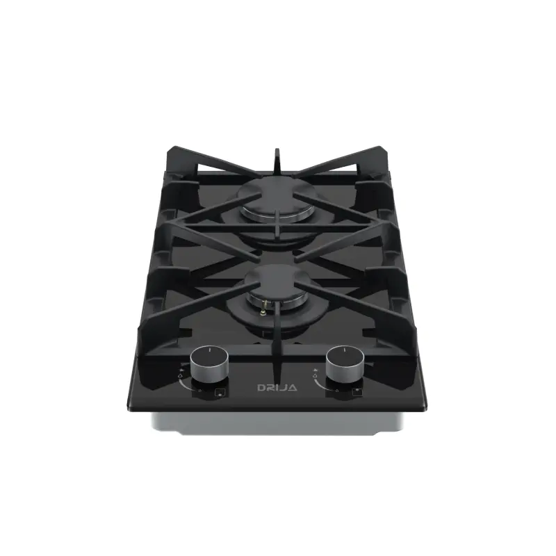 ESTUFA EMPOTRABLE DRIJA A GAS TOSCANA30 DE 29.4CM CON 2 QUEMADORES